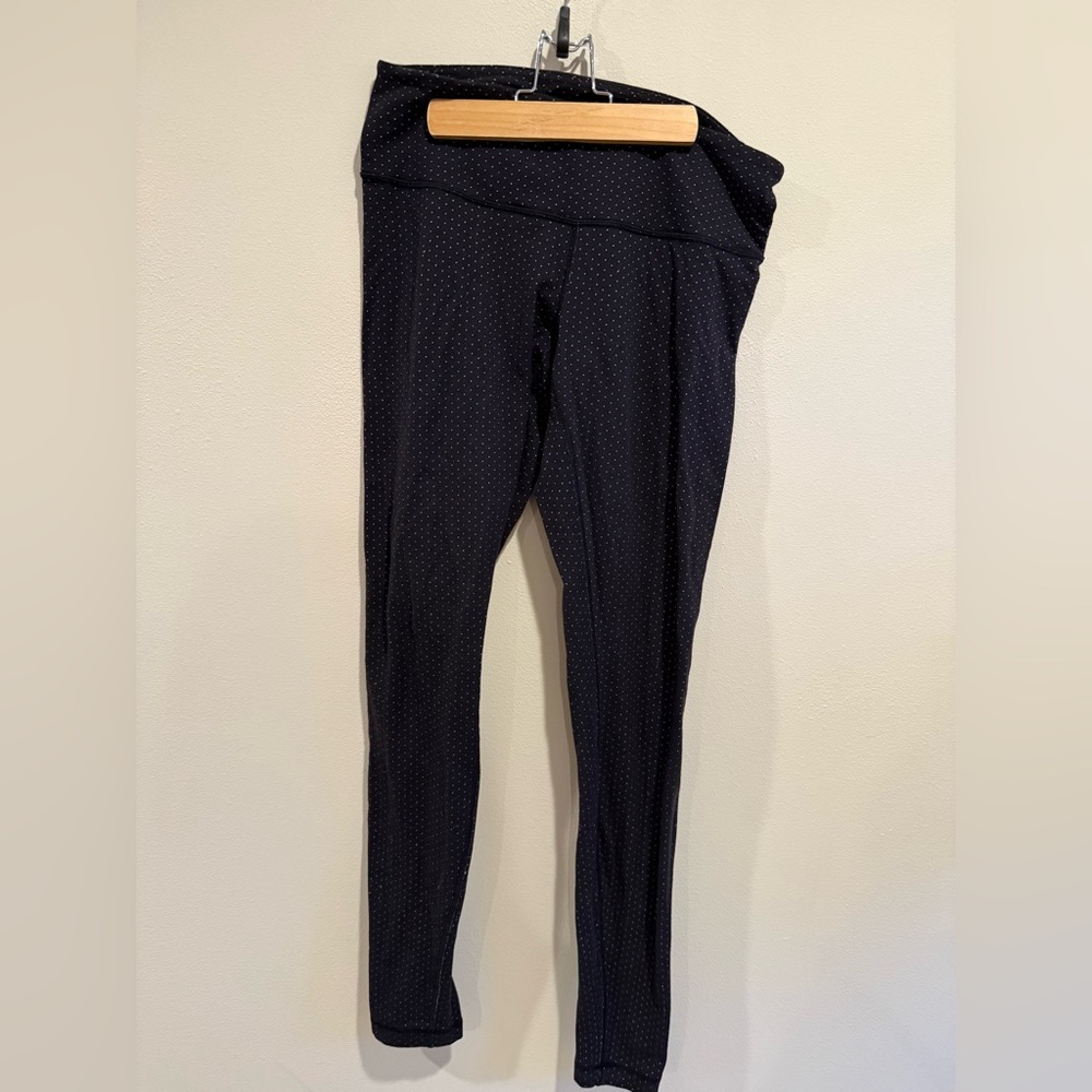 Lululemon Black Polka Dot Leggings